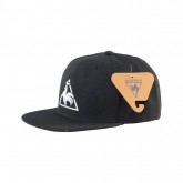 Le Coq Sportif Small Accessories Snapback Cap Noir Casquettes Officiel